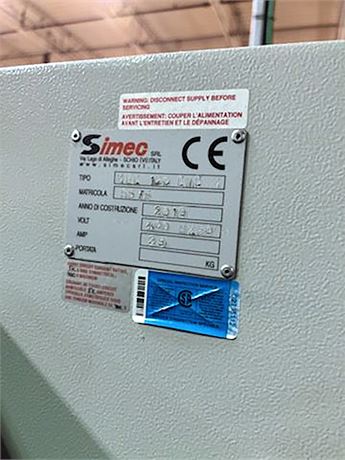 .394" -3.94" Simec #MEC-120, CNC Automatic Tube Cut Off Machine, 0.4"-1.6" bar, 118" max. cut length - Image 8