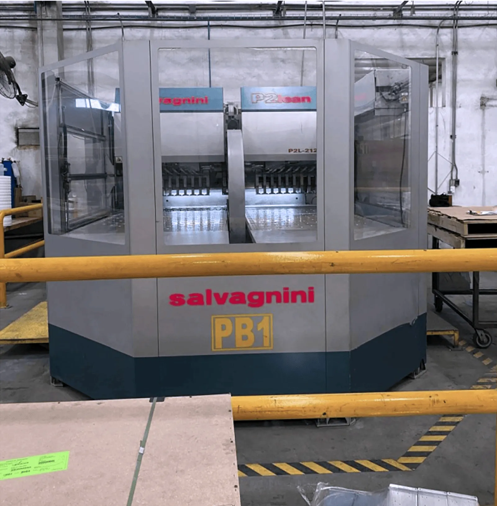 Salvagnini #P2L-2120, CNC Panel Bender, 85.8" max. bending length, 63" max. sheet width, 8" bending height - Image 1