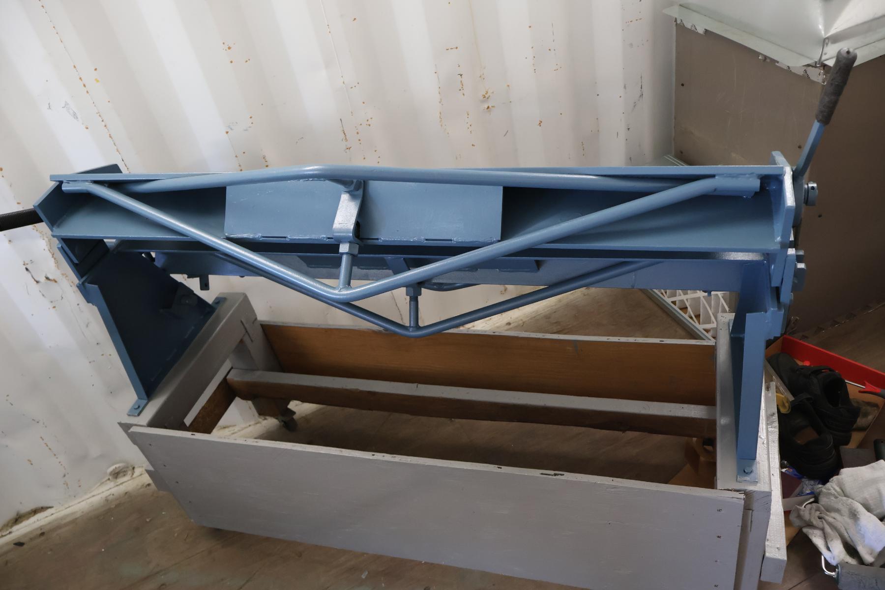 16 gauge x 4' Roper Whitney #U416, Box & Pan Finger Brake, 4" box depth, 1.25" beam lift, (16) fingers, 1993 - Image 5