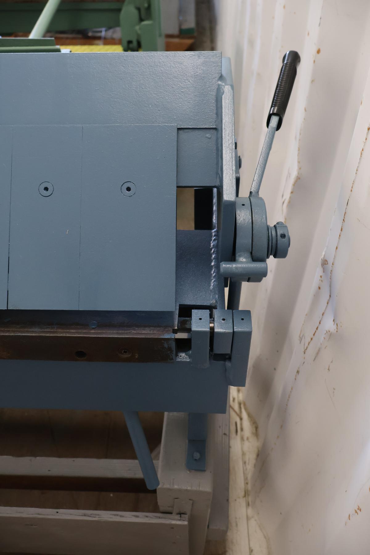16 gauge x 4' Roper Whitney #U416, Box & Pan Finger Brake, 4" box depth, 1.25" beam lift, (16) fingers, 1993 - Image 8