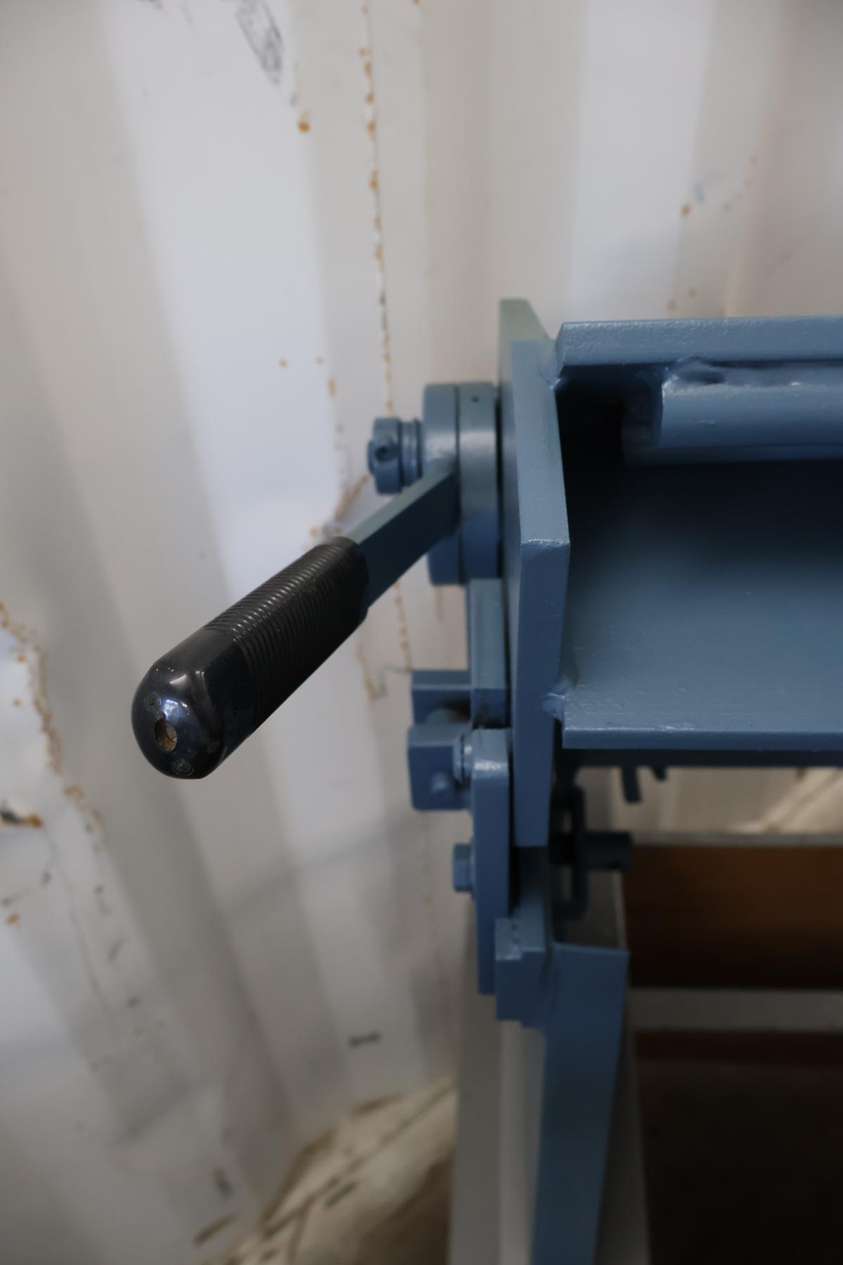16 gauge x 4' Roper Whitney #U416, Box & Pan Finger Brake, 4" box depth, 1.25" beam lift, (16) fingers, 1993 - Image 9