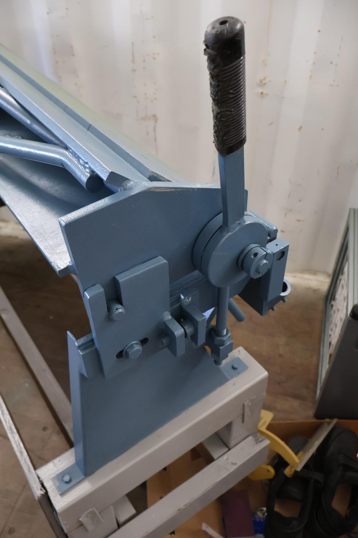 16 gauge x 4' Roper Whitney #U416, Box & Pan Finger Brake, 4" box depth, 1.25" beam lift, (16) fingers, 1993 - Image 10