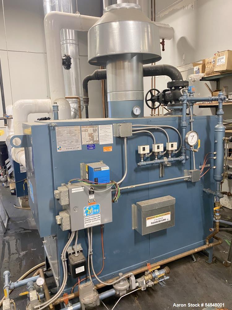 798,000 BTUH Rite #105S, Natural Gas-Fired Low Pressure Steam Boiler, 19 BHP, 15 PSI, 2020 - Image 3