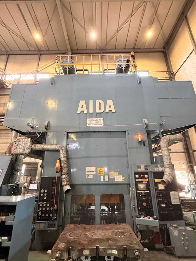 1200 Ton Aida #CFT-1000, Cold Forging Press, 250mm stroke, 20-35 SPM, 2004 - Image 1
