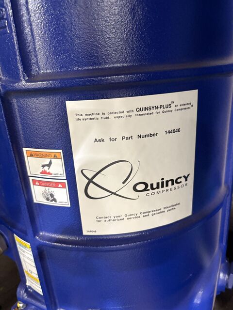 125 PSI, Quincy #QSI125, Rotary Screw Air Compressor, 125 HP, 460 V., 2025 - Image 10