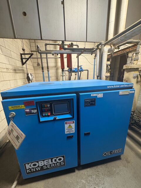 Kobelco #KNW0-B/L, Oil-Free two stage rotary screw air compressor, 50 HP - Image 2