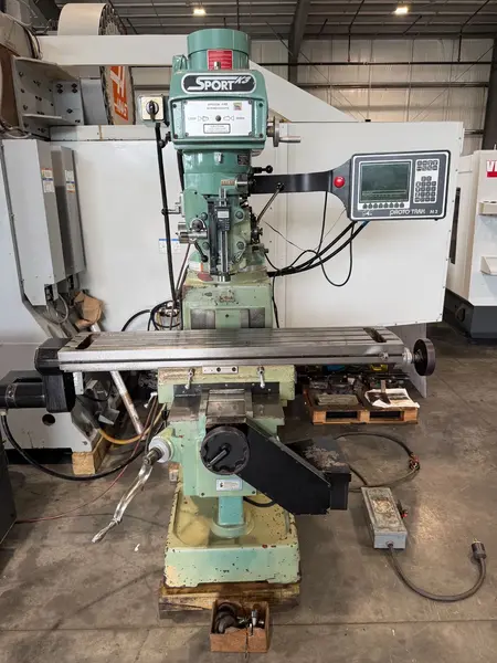 Trak #Sport-K3, CNC vertical mill, 10" x50" table, 3 HP, 32" X, 16" Y, 16" Z, 60-4200 RPM, R-8, ProtoTrak M2 - Image 2