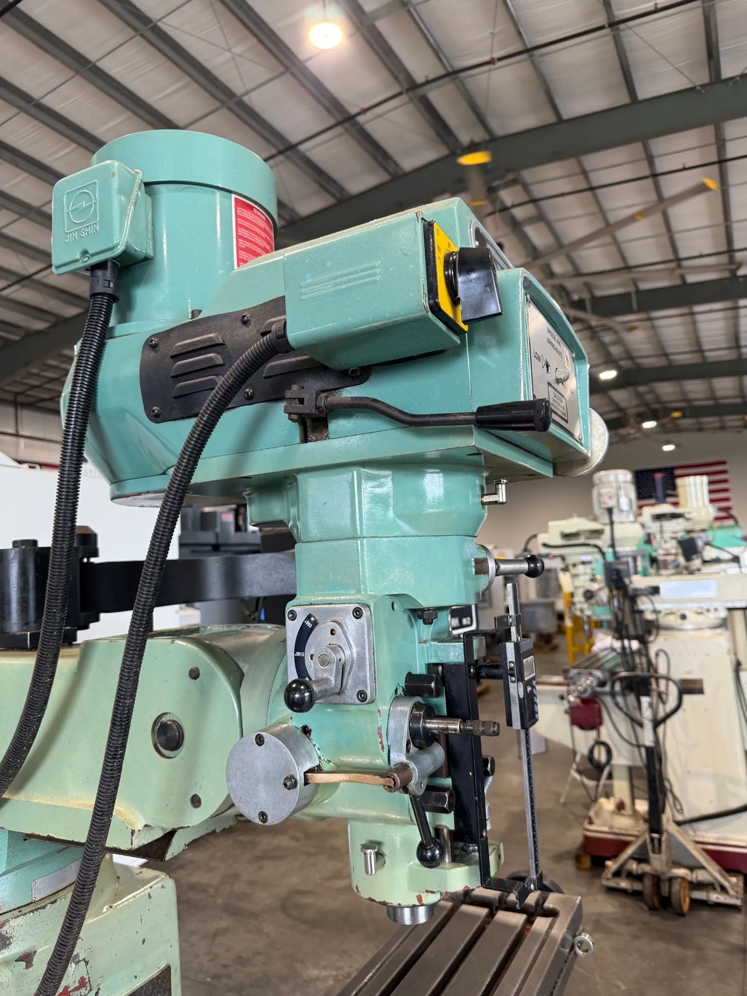 Trak #Sport-K3, CNC vertical mill, 10" x50" table, 3 HP, 32" X, 16" Y, 16" Z, 60-4200 RPM, R-8, ProtoTrak M2 - Image 7