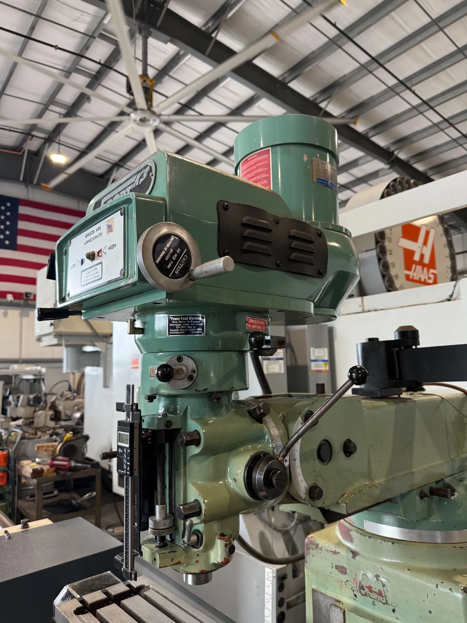 Trak #Sport-K3, CNC vertical mill, 10" x50" table, 3 HP, 32" X, 16" Y, 16" Z, 60-4200 RPM, R-8, ProtoTrak M2 - Image 8
