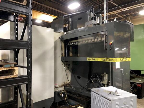 Monarch #VMC-175B, CNC vertical machining center, 30" x 76" x 44" travels, 47" Z clearance, Fanuc 15M, thru - Image 3