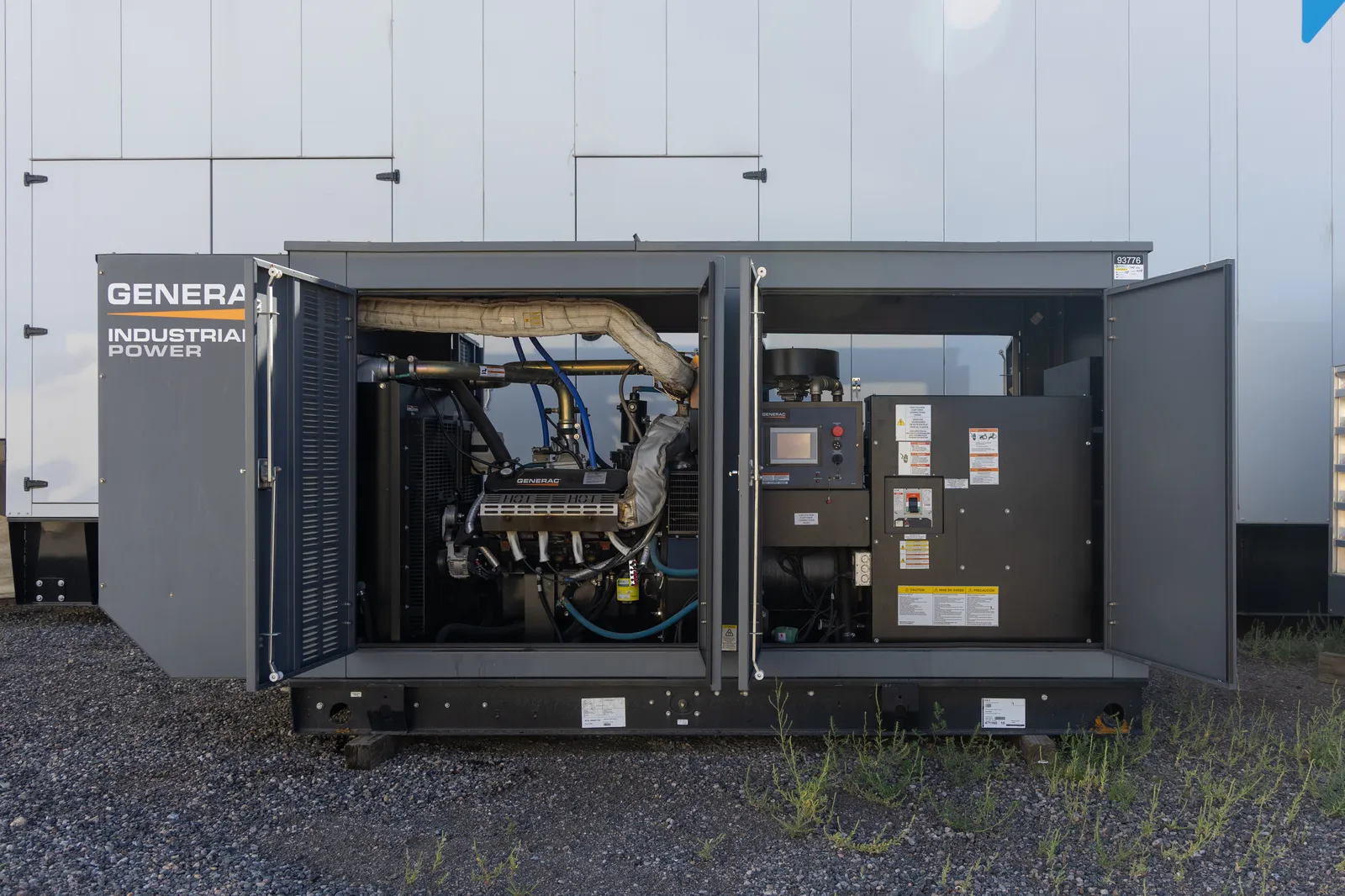 140 KW Generac #MG0150GG189.OP18GPYYE, natural gas generator set, standby, weatherproof enclosure, 120/208 - Image 3