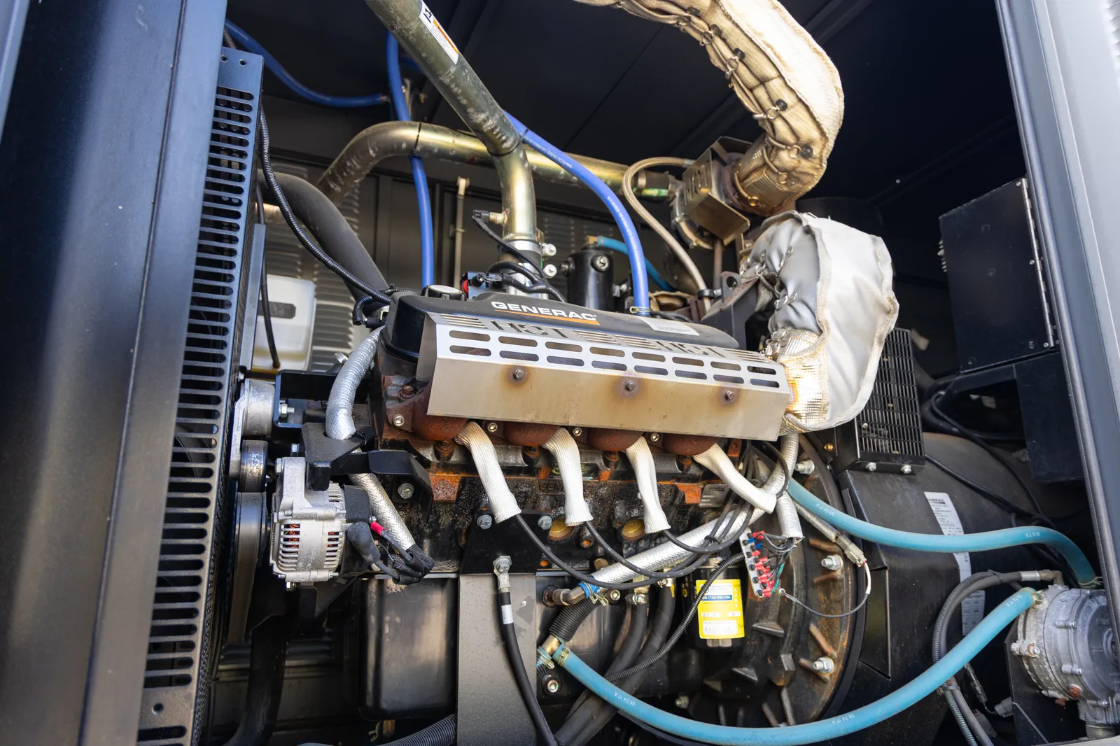 140 KW Generac #MG0150GG189.OP18GPYYE, natural gas generator set, standby, weatherproof enclosure, 120/208 - Image 4