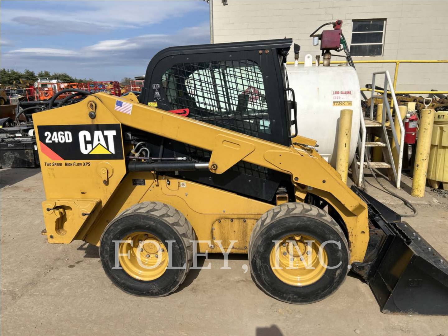 Cat 246D, Skid Steer Loader, 996 hours, S/N: BYF04138, 2018 - Image 2