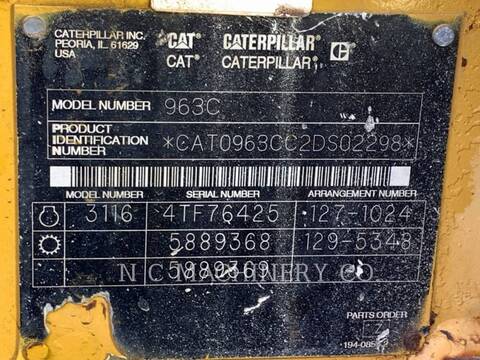 Caterpillar 963CLGP, 7932 hours, S/N: 2DS02298, 2002 - Image 6