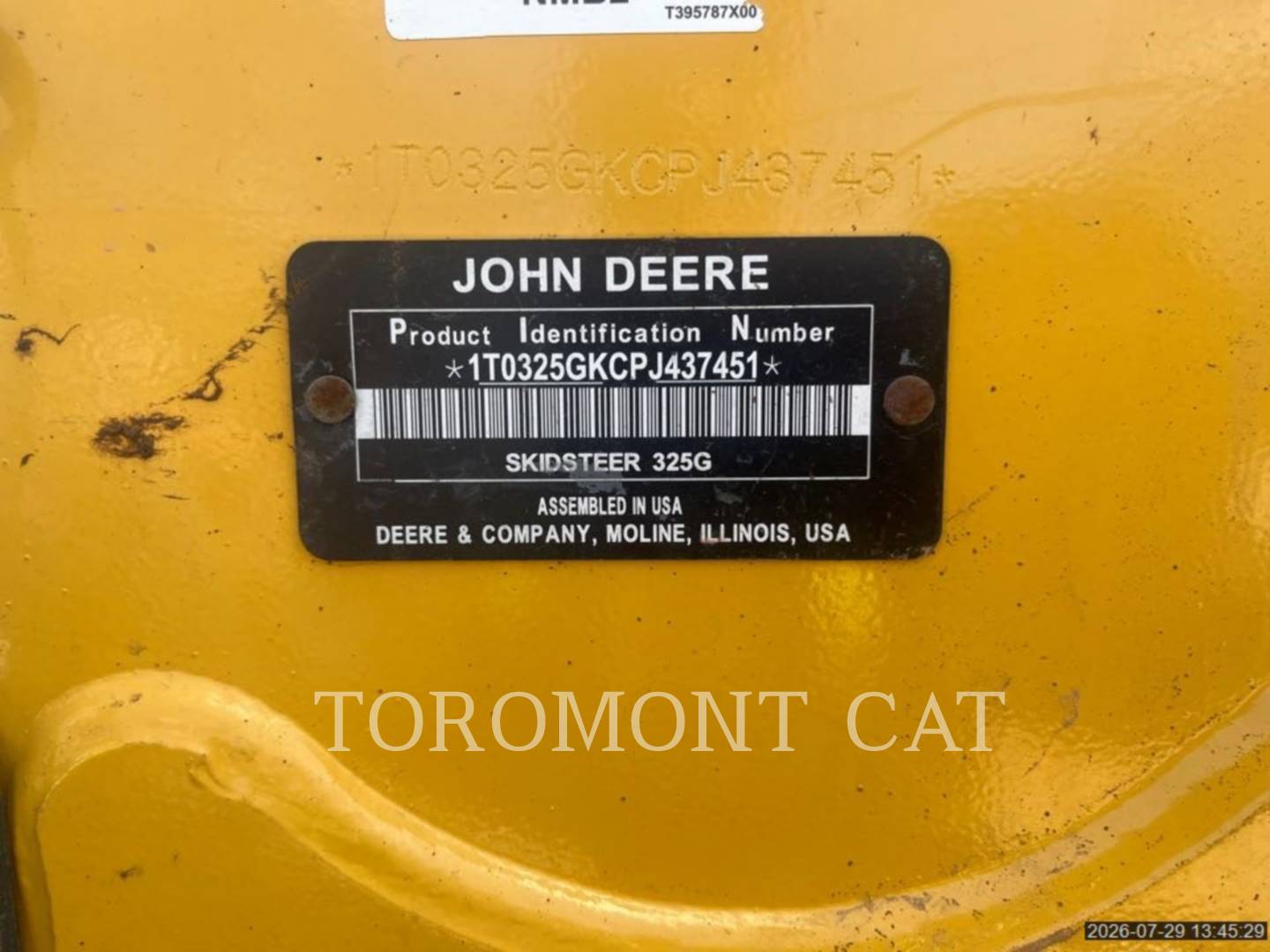 Deere & Co 325G, 1823 hours, S/N: 1T0325GKCPJ437451, 2023 - Image 6