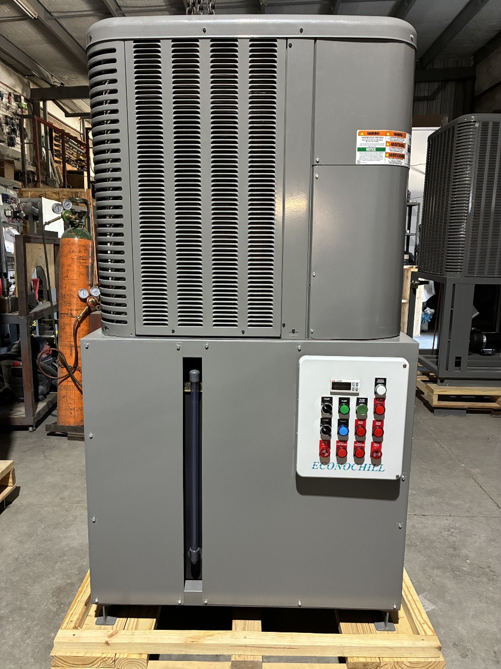 5 Ton, Econochill #KSC-050A-23, air-cooled process water chiller, R-410A, new/unused - Image 1