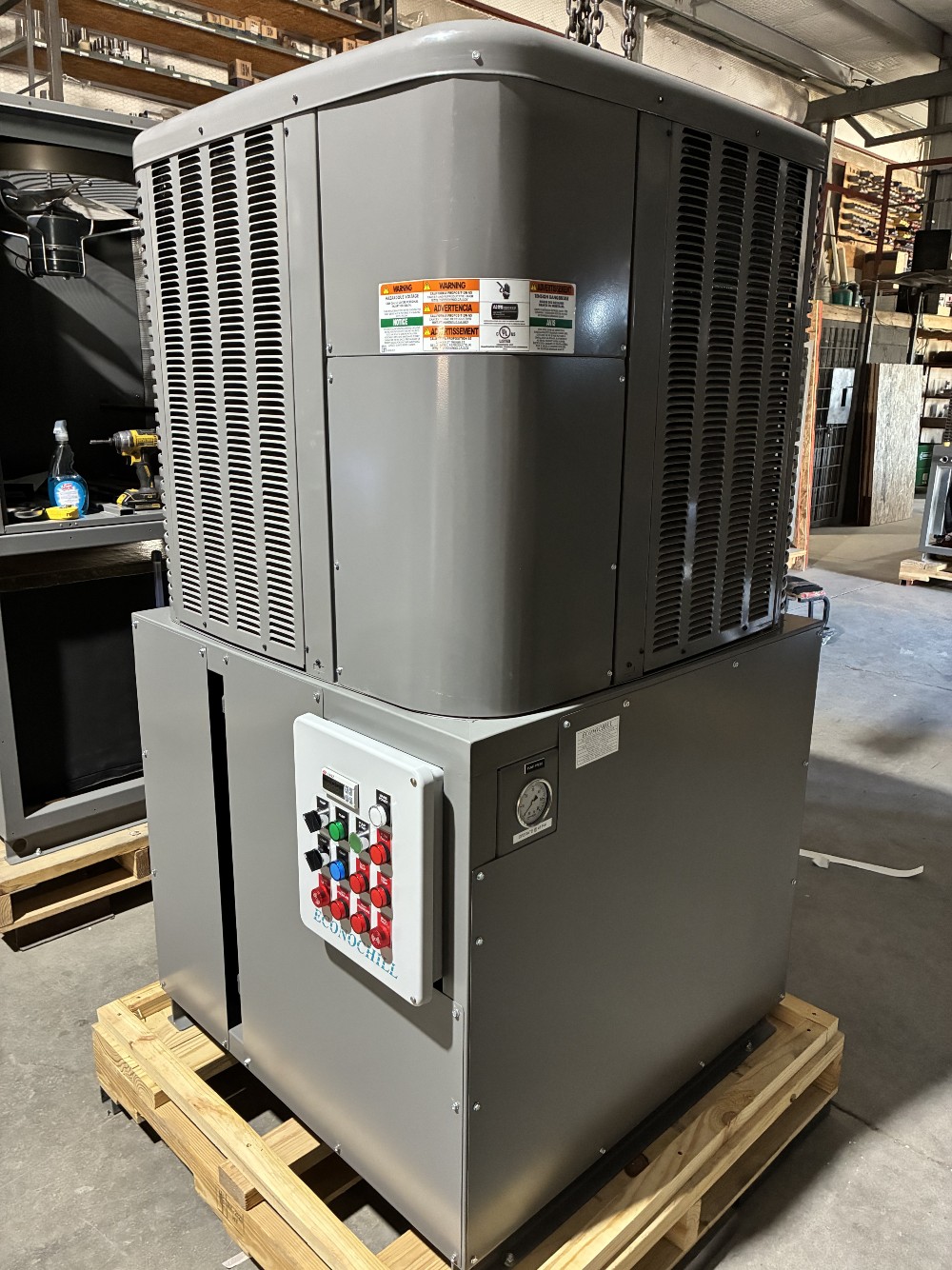 5 Ton, Econochill #KSC-050A-23, air-cooled process water chiller, R-410A, new/unused - Image 2