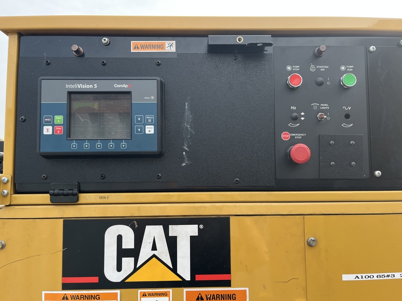 500 KW Caterpillar #3456, diesel generator set, 277/480 Volts, 700 hours, 1800 RPM, open skid, 300 gal. - Image 7