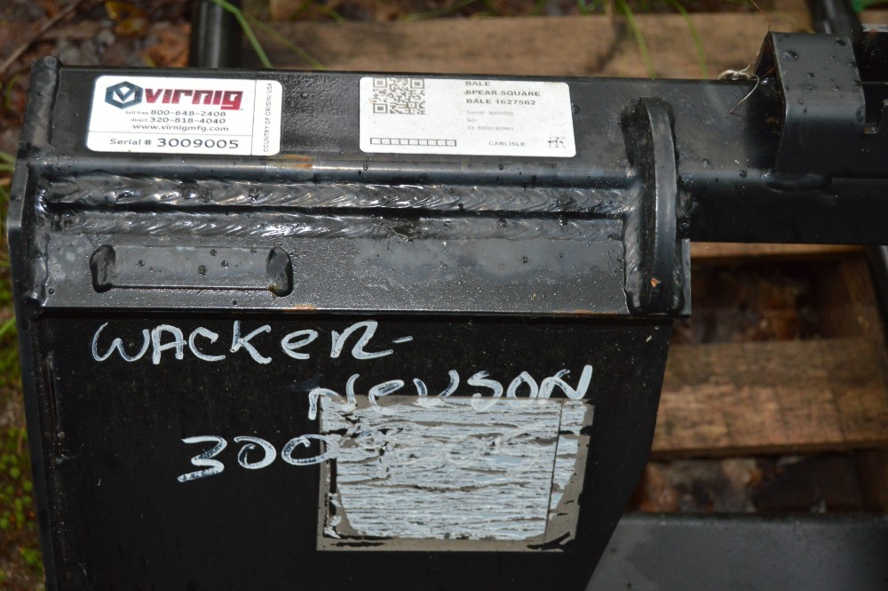 Wacker Neuson, 48" Square Bale Spear, Material No. 5000192861 - Image 6