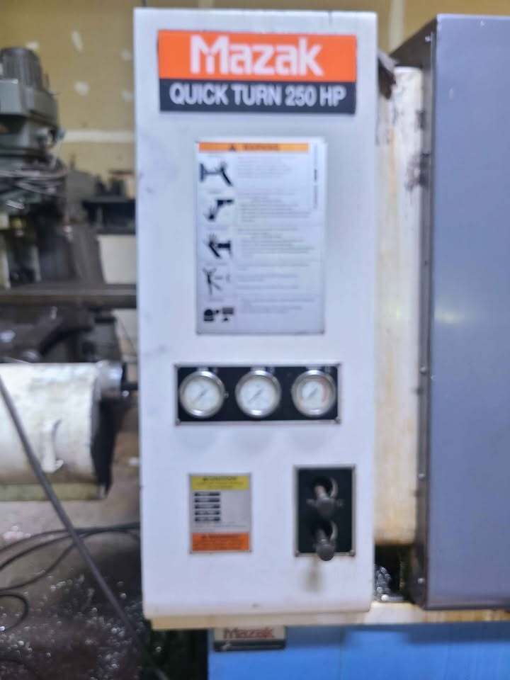 Mazak #Quick-Turn-250-HP, CNC Lathe, 20" swing, 25" machining length, 10.3" turning diameter, 10" chuck, 20 - Image 3