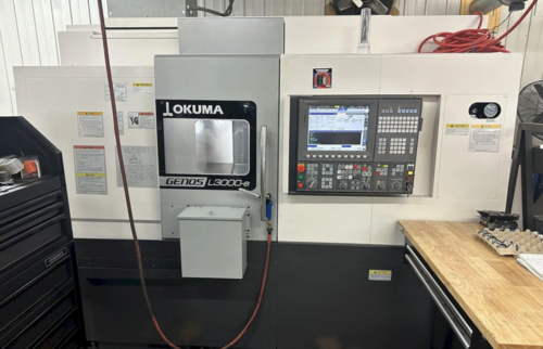 Okuma #Genos-L3000MYW, 5-Axis CNC Lathe, 9.25" X, 3.94" Y, 18.11" Z, 20.4" swing, 15.35" turning diameter - Image 1