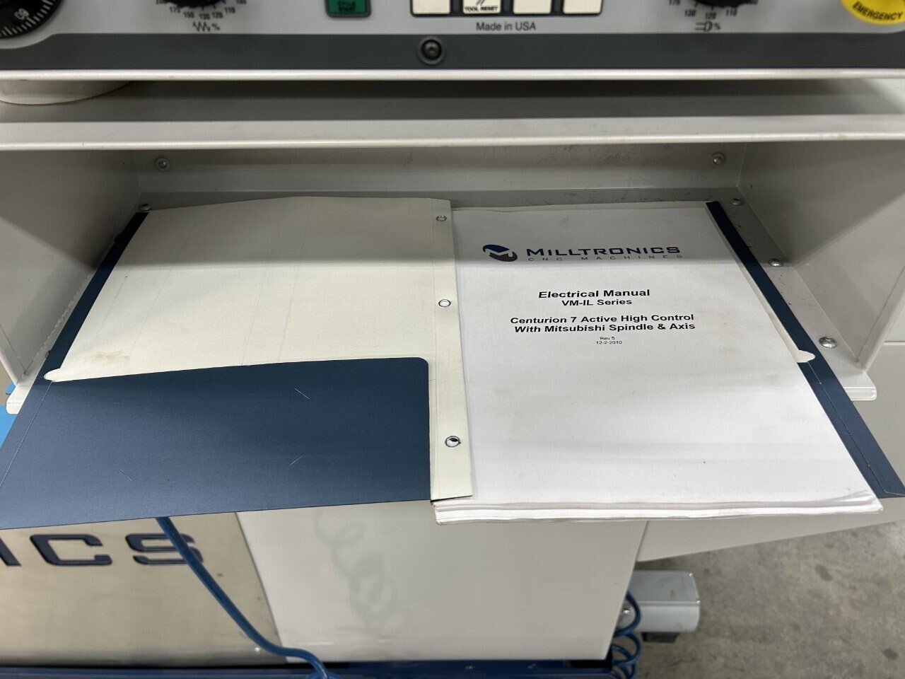 Milltronics #VM25IL, CNC Vertical Machining Center, 50" X, 25" Y, 24" Z, 56" x 24" table, 24/15 HP, 10,000 - Image 6