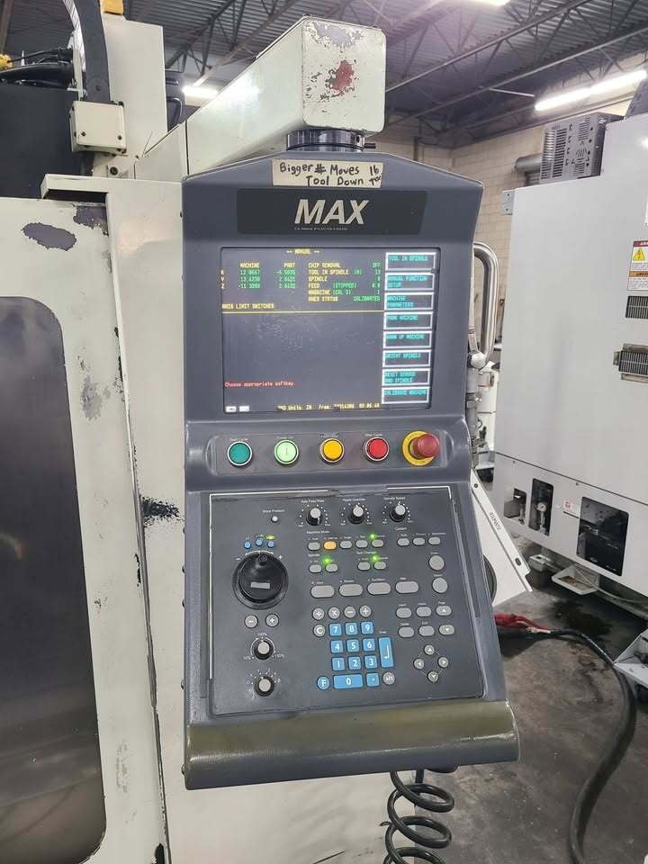 Hurco #VM1, CNC Vertical Machining Center, 26" X, 14" Y, 18" Z, 29" x 14" table, 10 HP, 8000 RPM, CAT 40, 16 - Image 3