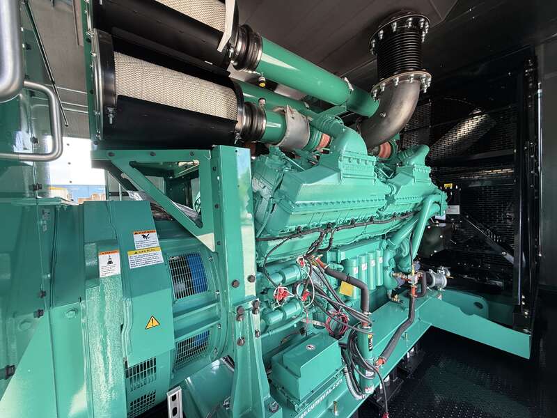 2500 KW Cummins #DQKAN, diesel generator set, 277/480 Volts, 3640 HP @ 1800 RPM, QSK60-G19 NR2 engine, EPA - Image 5