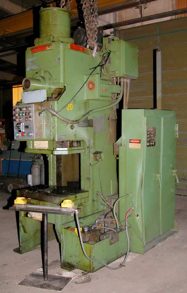 60 Ton, Niagara #E60, 6" stroke, 18" Shut Height, air clutch, good condition, s/n #51184 - Image 3