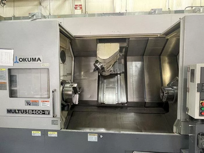 Okuma #Multus-B400-W, CNC Lathe, 27.17" X, 60.83" Y, 9.06" Z, 27.9" swing, 60" cutting length, 15" chuck - Image 8