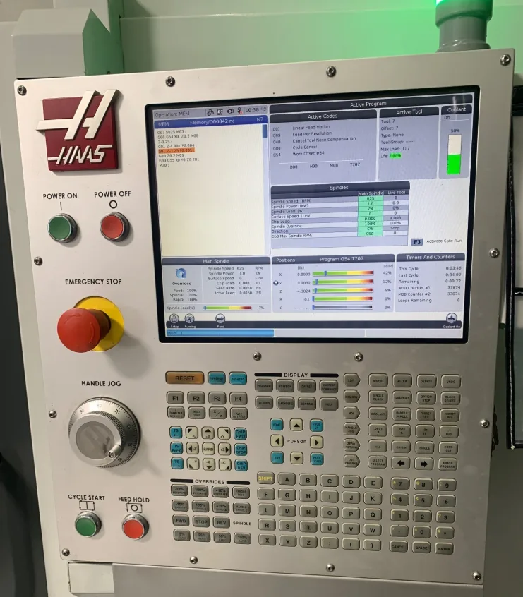 Haas #ST-20Y, CNC Lathe, 31.7" swing, 8" chuck, 2" bar, 12" turning diameter, 21" centers, 20 HP, 4000 RPM - Image 7