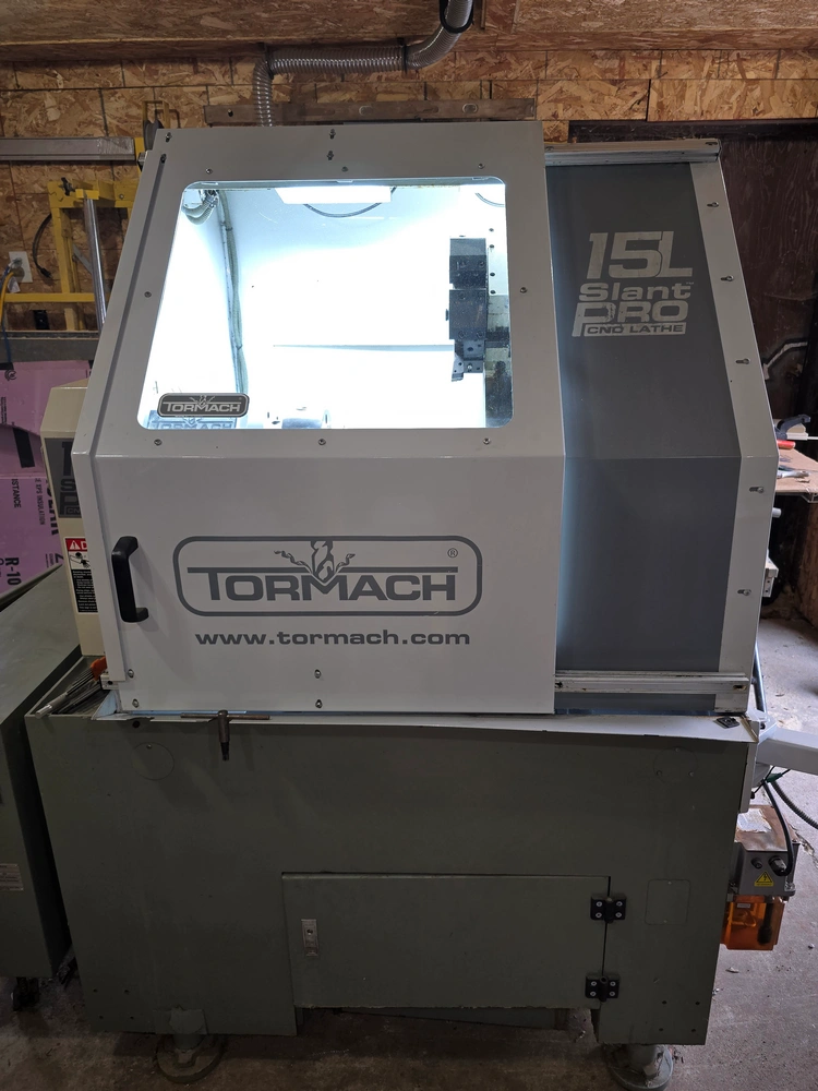 Tormach #15L-Slant-PRO, CNC Lathe, 15" turning diameter, 6" chuck, 1.5" bar, 12" centers, 180-3500 RPM - Image 3