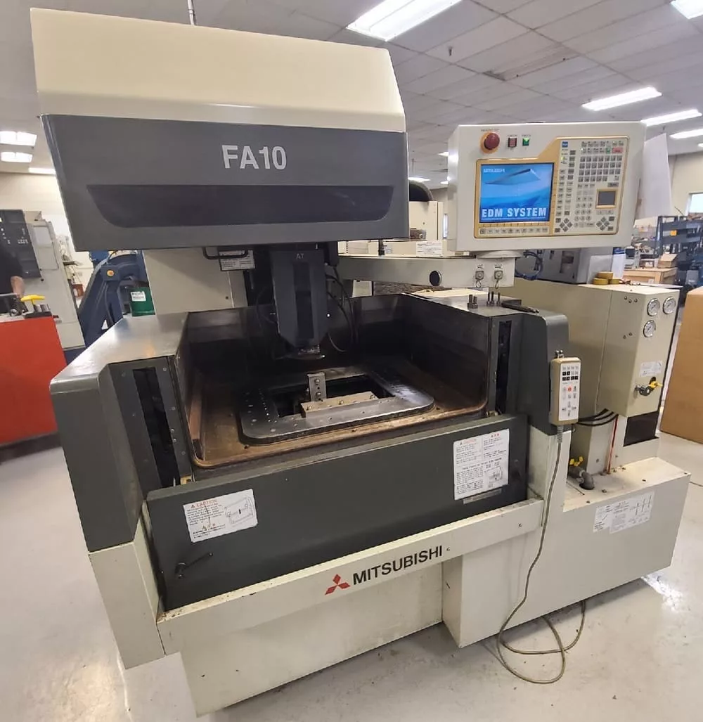 Mitsubishi #FA10, Wire Electrical Discharge Machine, 13.8" X, 9.8" Y, 8.6" Z, 1.25" x 1.25" U/V, .006"-.012" - Image 1