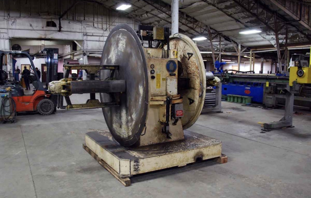 10,000 Lb. Michigan Roll Form #DHCH-98B, Double Uncoiler, 24" width, 72" outside dimensions, 16"-20" ID - Image 5