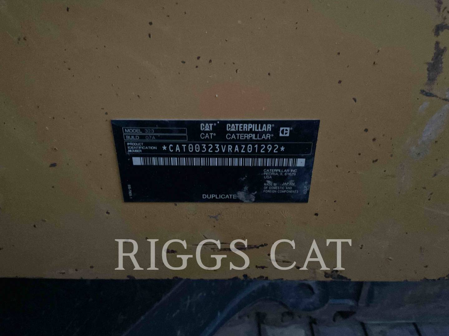 Caterpillar 323 9T, 4977 hours, S/N: RAZ01292, 2018 - Image 6