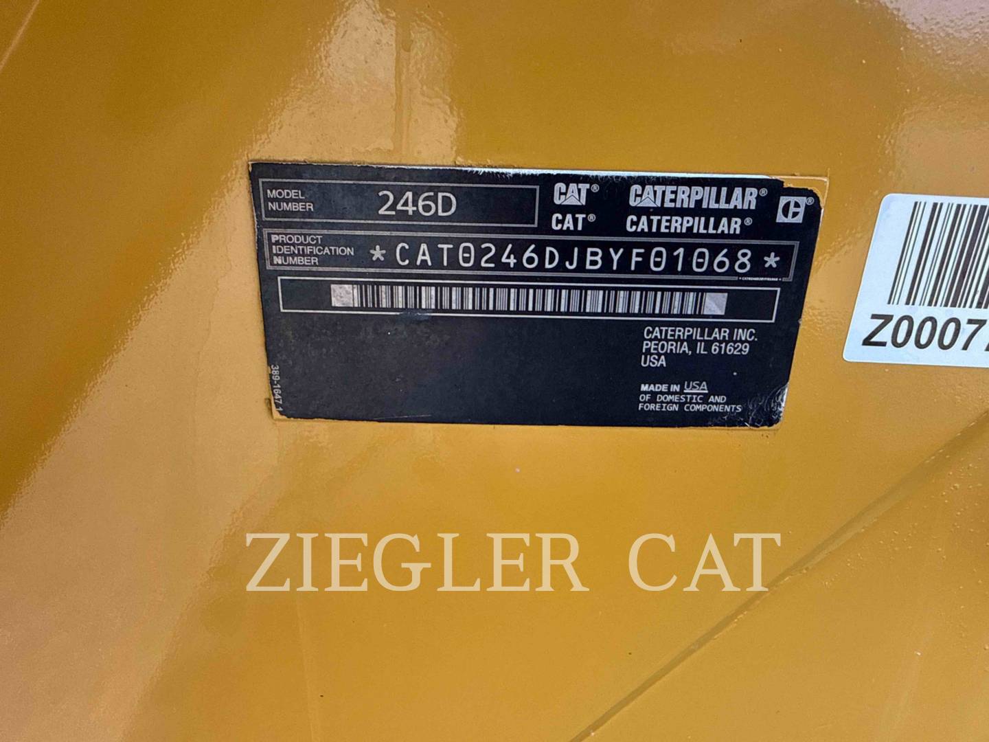 Cat 246D, Skid Steer Loader, 2294 hours, S/N: BYF01068, 2014 - Image 6
