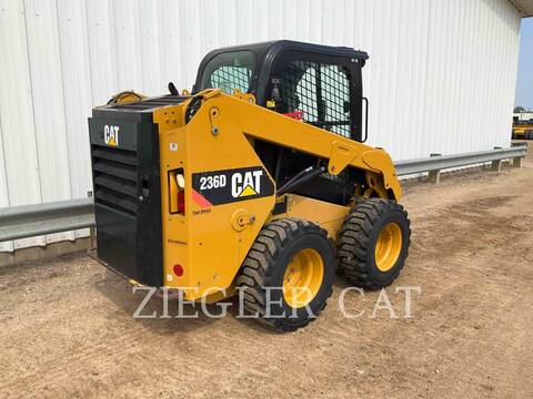 Cat 236D, Skid Steer Loader, 1237 hours, S/N: BGZ01881, 2015 - Image 3