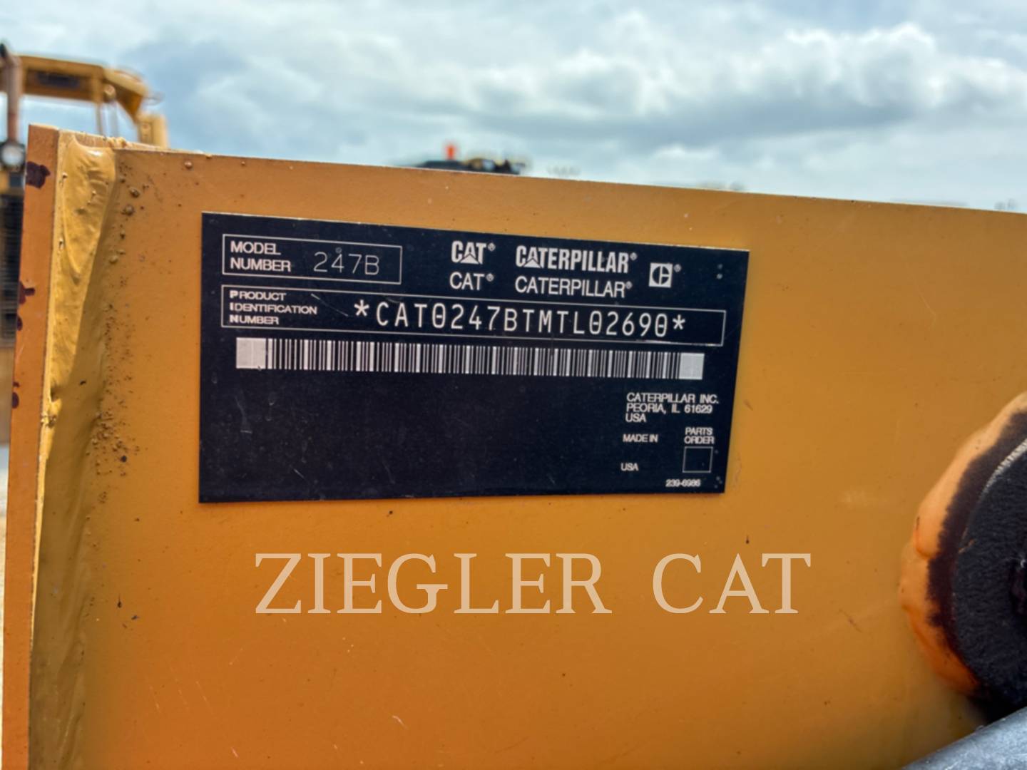 Caterpillar 247B, 3186 hours, S/N: MTL02690, 2006 - Image 5