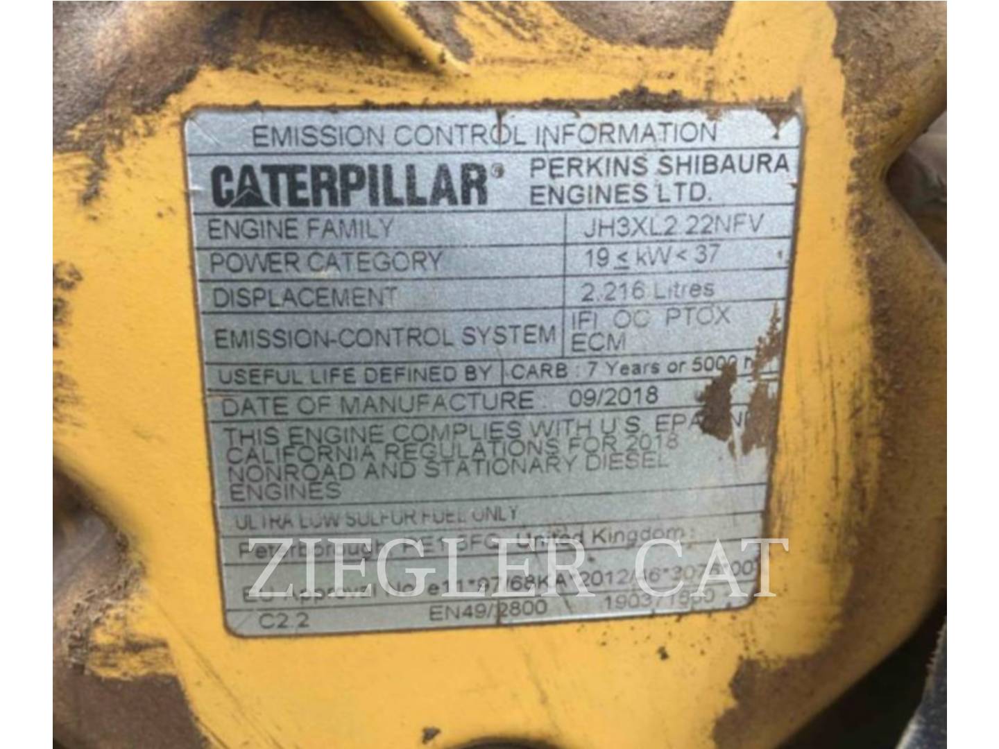 Caterpillar CC34B, Compactor, 1035 hours, S/N: CC300298, 2019 - Image 8