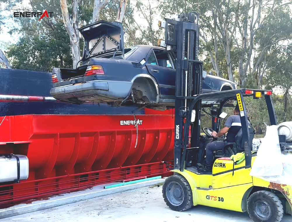 Enerpat #AMB-SCE6000, mobile car logger baler, 34" x 26" bale, Hardox-500, new - Image 3