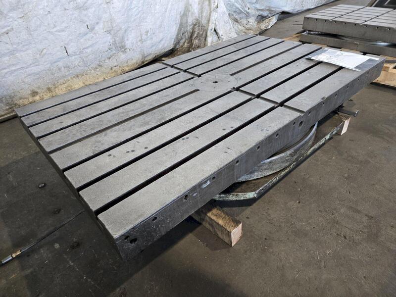 36" x 60" Lucas, air lift rotary table - Image 1