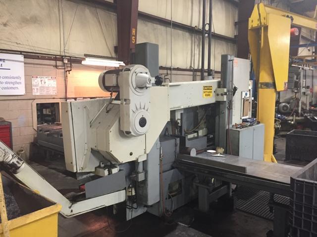 20.5" x 20.5" Kasto #HBA-520AU, horizontal double column band saw, 285" x 2" x .050" blade, 55-410 FPM, 7.5 - Image 4
