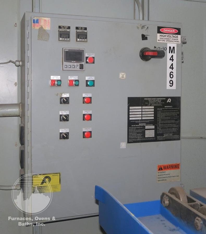 52" width x 75" H x 60" L Precision Quincy, electric walk-in oven, 1000&deg;F, Class A, Solvent Rated - Image 4