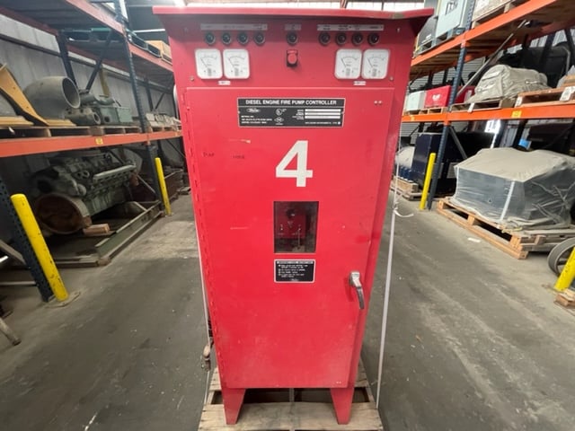 Metron #FD2-AFJS, fire pump controller, S/N DD-9042312-02, like new - Image 1