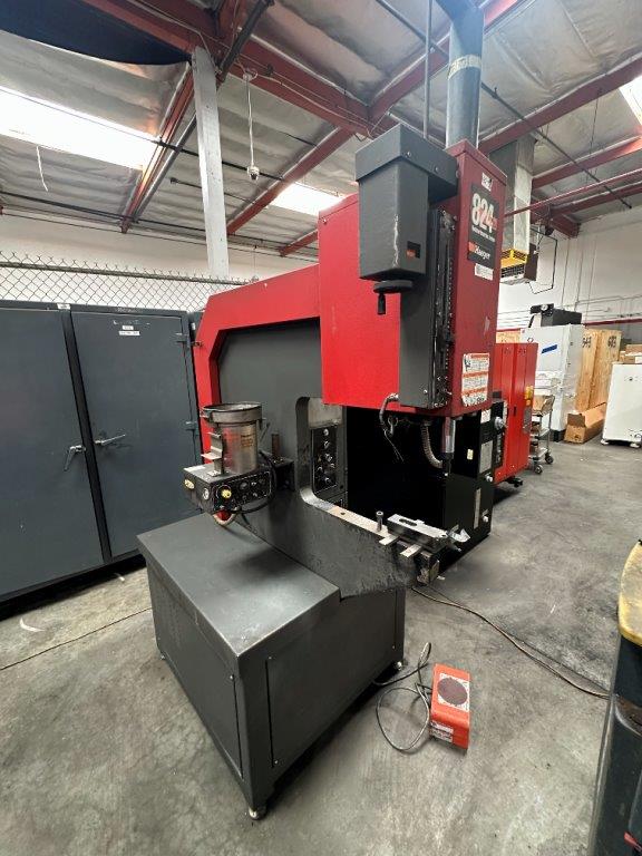 8 Ton, Haeger #824-Plus-1-H, hardware insertion press, 24" throat, 8.5" stroke, 40 SPM, 3 HP, 1999 - Image 2