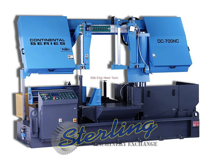 27" x 31" DoAll #DC-700NC, fully automatic, PLC control for all electric & hyd.functions, 15 HP, new - Image 1