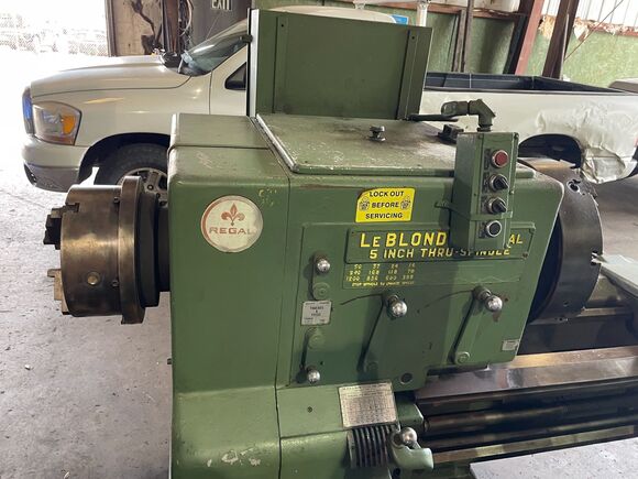 24" x 72" Leblond Regal, Engine Lathe, 5" hollow spindle, 460 V. - Image 9