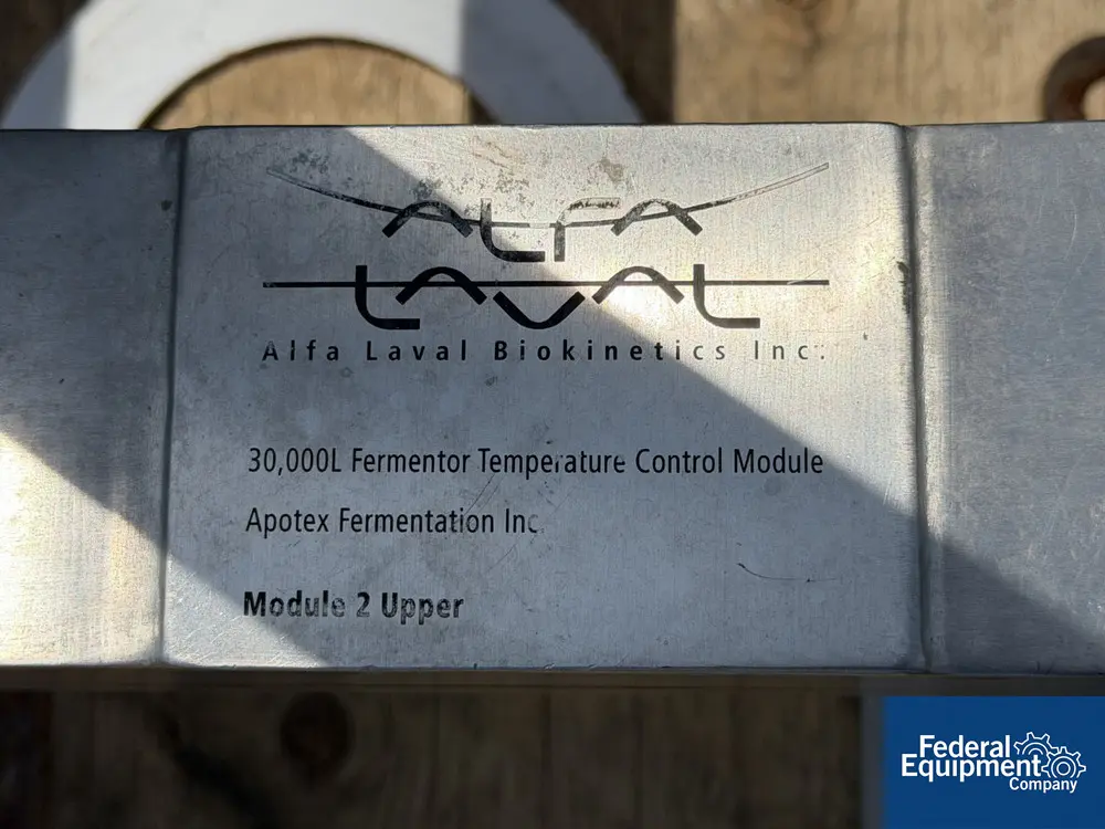Alfa Laval Temperature Control Skid, Stainless Steel, w/ 144.5 sq.ft heat exchanger (2 available) - Image 2