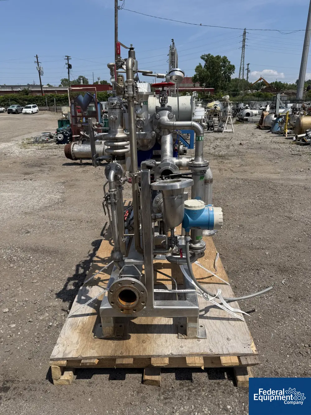 Alfa Laval Temperature Control Skid, Stainless Steel, w/ 144.5 sq.ft heat exchanger (2 available) - Image 3
