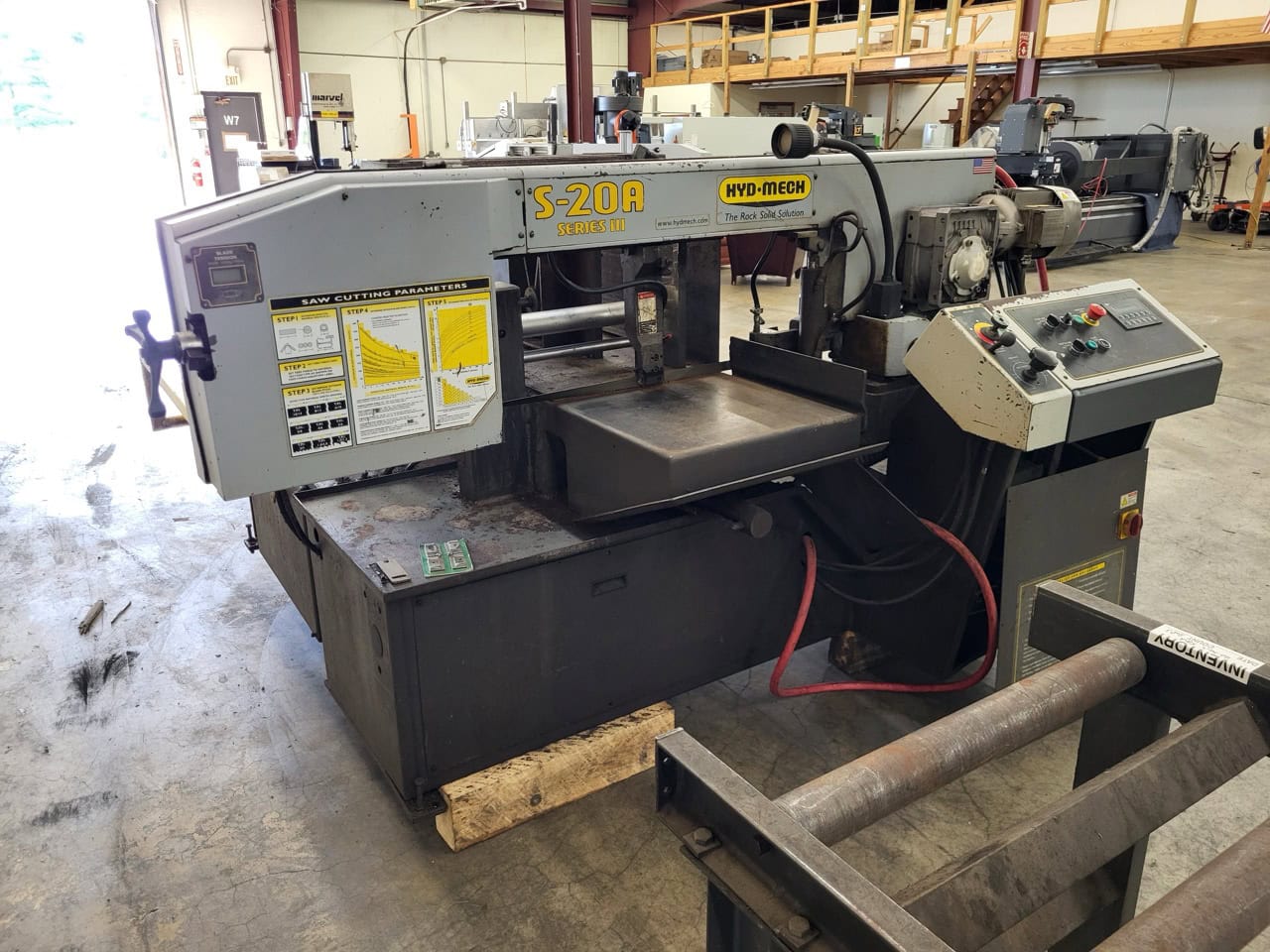 13" x 18" Hydmech #S-20A-III, Automatic Horizontal Bandsaw, 14'10" x 1" x 0.035" Blade, 75-350 SFM, 1 HP, 2008 - Image 3